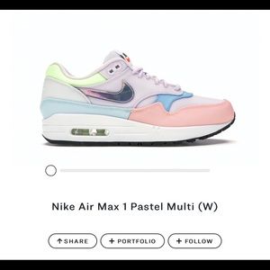 Nike Air Max 1 Pastel Multi (women’s)